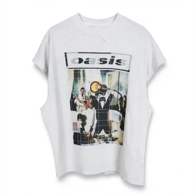 PULOVER GRIS CON IMPRESIÓN GRÁFICA